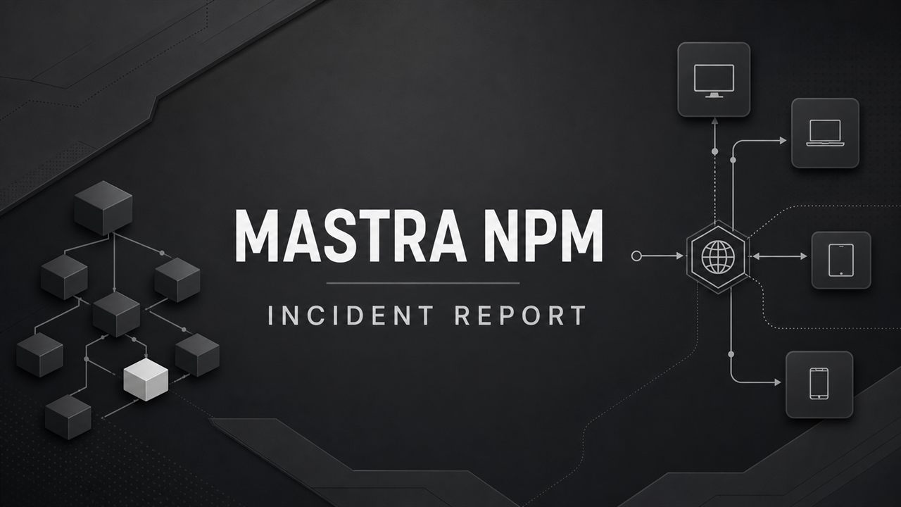 Mastra npm 패키지 공급망 침해 thumbnail