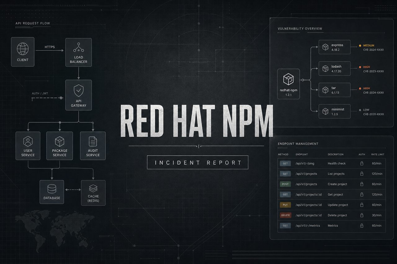 Red Hat npm 오염 사고 thumbnail