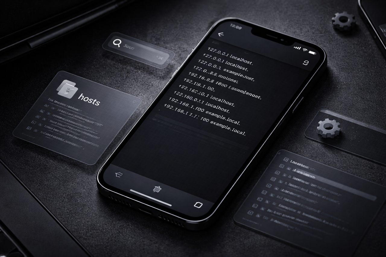 아이폰 hosts 파일 내용 변경사항 적용하는 방법 thumbnail